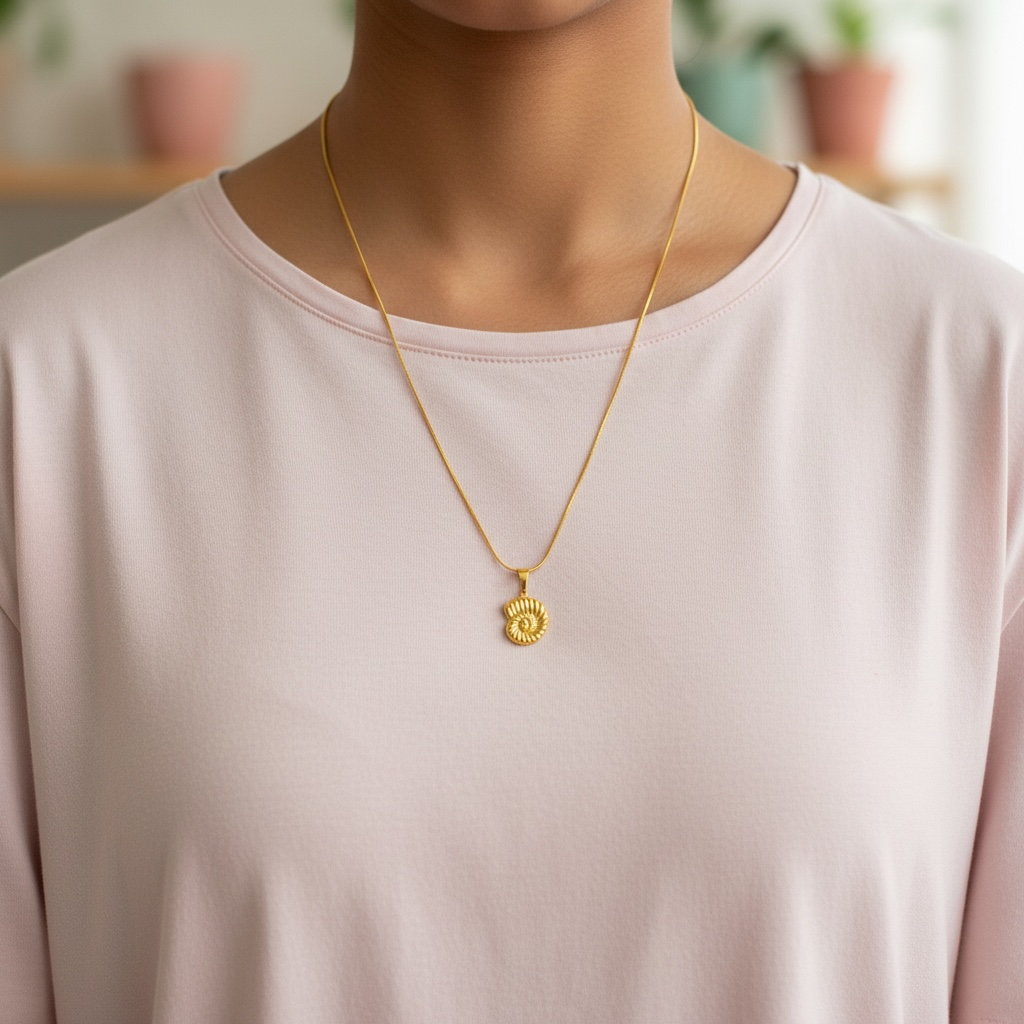 Solstice Swirl Necklace