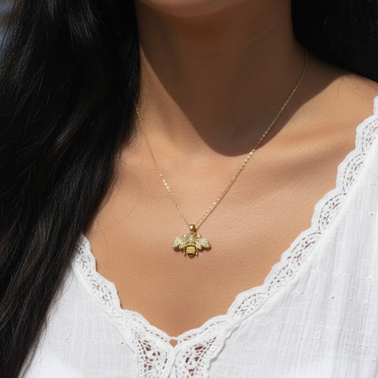 Honeybee Luxe Charm Necklace