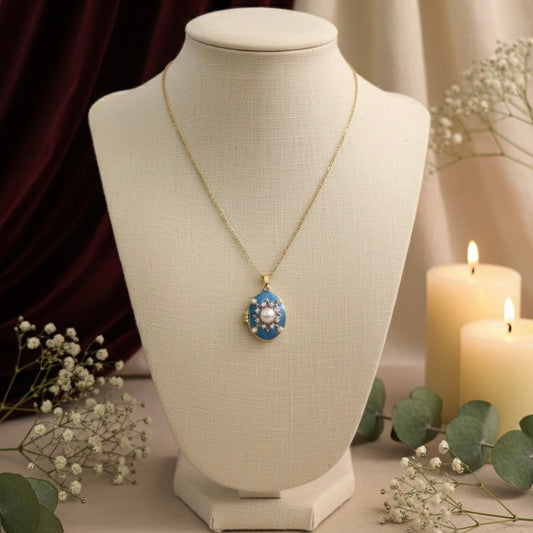Azure Heirloom Locket