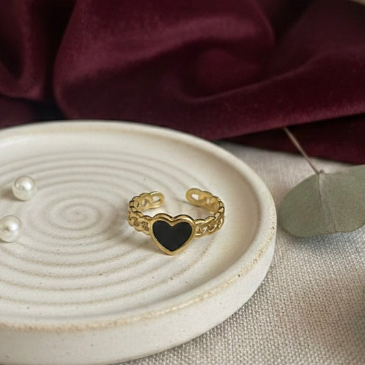 Noir Heart Ring