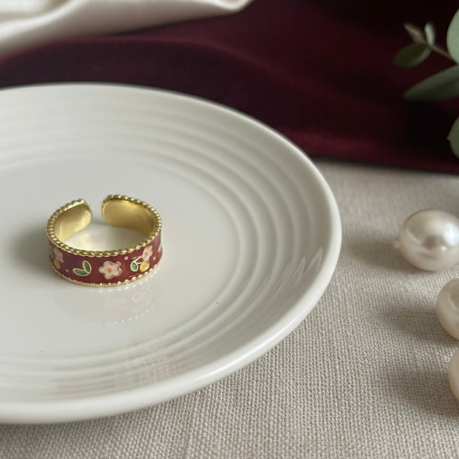 Rosy Meadow Ring