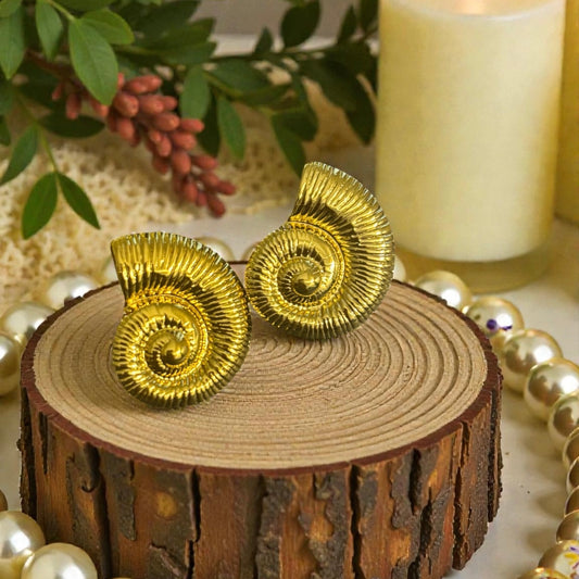 Ocean Spiral Studs