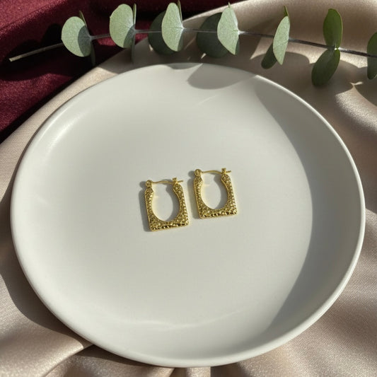 Golden Frame Hoops