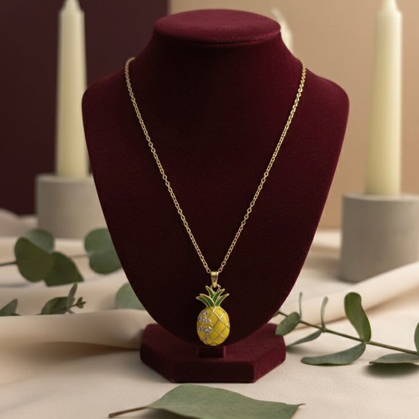 Golden Pineapple Charm